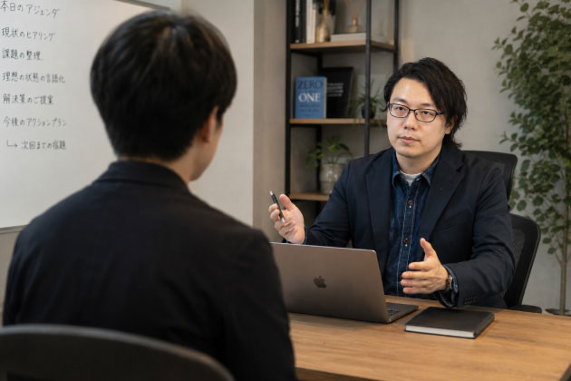 徳田との月次1on1の写真