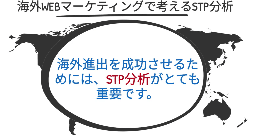 海外WEBマーケティングでSTP分析