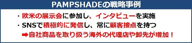 PAMPSHADEの戦略事例