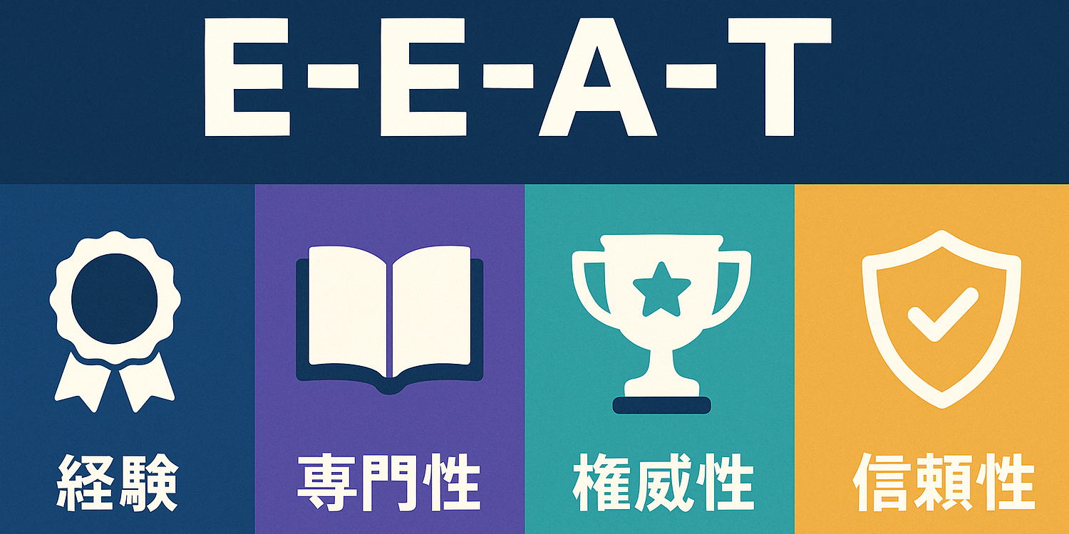E‑E‑A‑Tとは？Experience（経験）・Expertise（専門性）・Authoritativeness（権威性）・Trustworthiness（信頼性）
