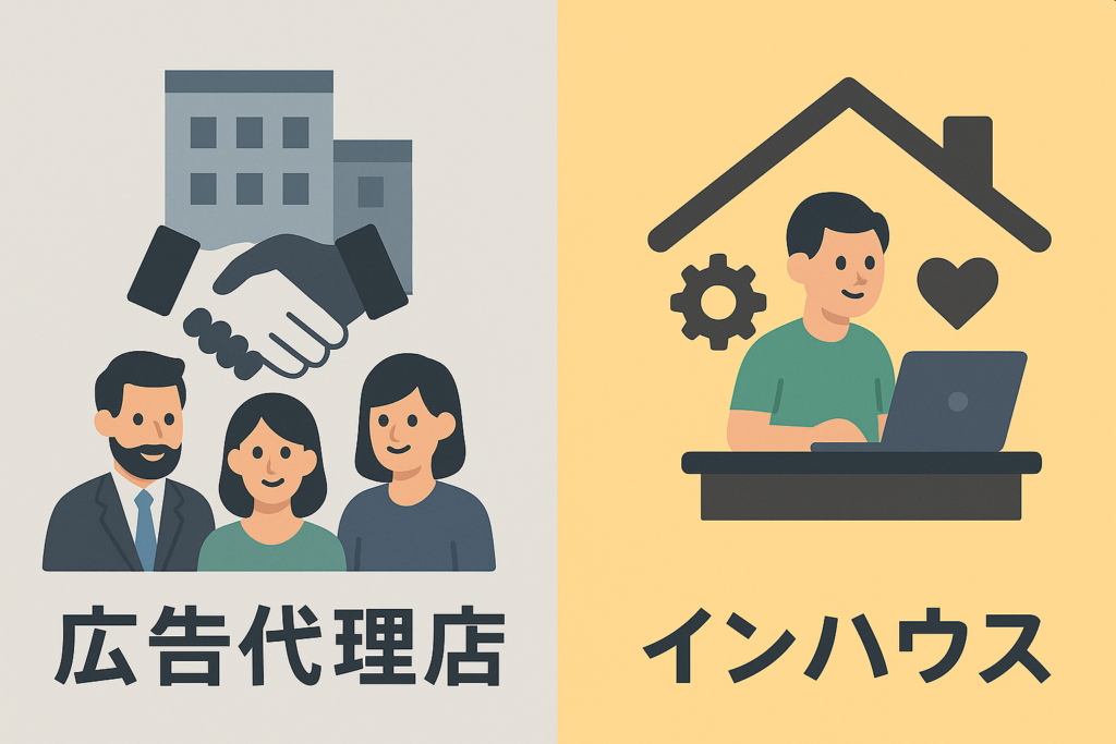 リスティング広告代理店 vs インハウス listing-ads-Agency-In-House