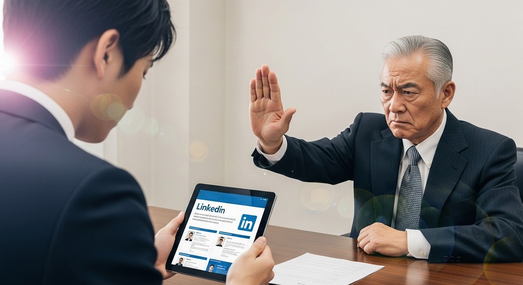 部下のLinkedInの提案を拒否する上司 なぜ日本企業はLinkedInを活用しないのか② - SNSや最新テクノロジーを避ける日本の企業文化