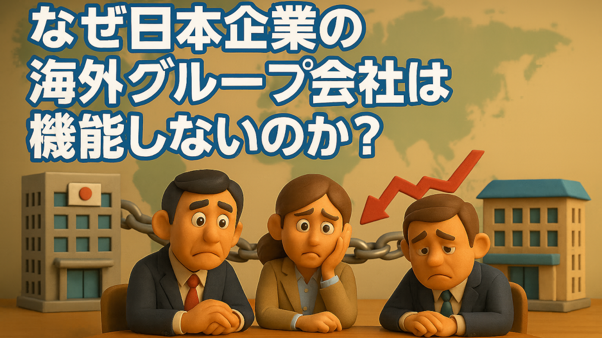 なぜ日本企業の海外グループ会社は機能しないのか？5つの課題と今すぐ着手すべき対策